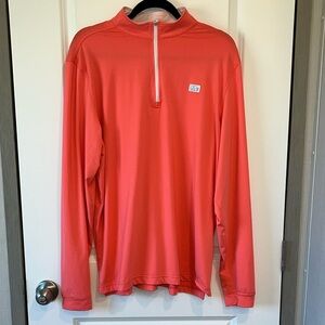Goodgood Golf Q-Zip Quarter zip Pullover Corral Men’s Size XL Excellent